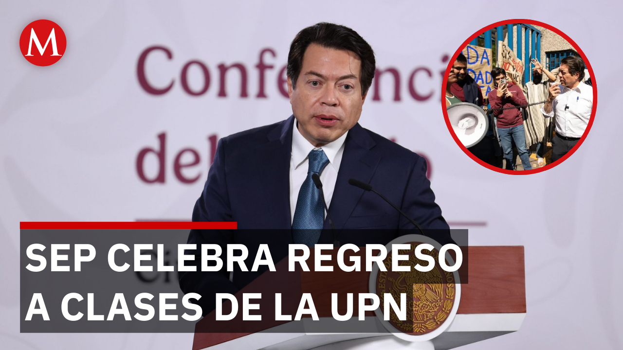 Mario Delgado celebra levantamiento del paro de estudiantes de la UPN