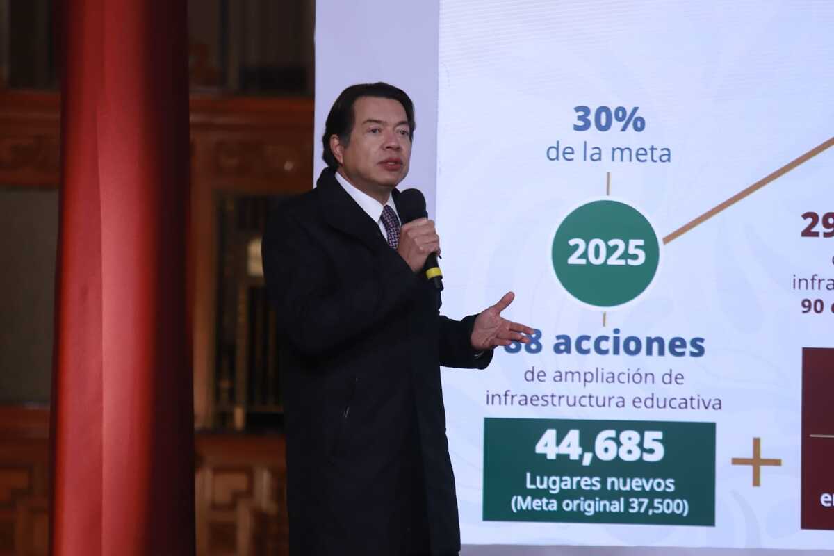 Mario Delgado, titular de la SEP en La Mañanera del Pueblo | Juan Carlos Bautista