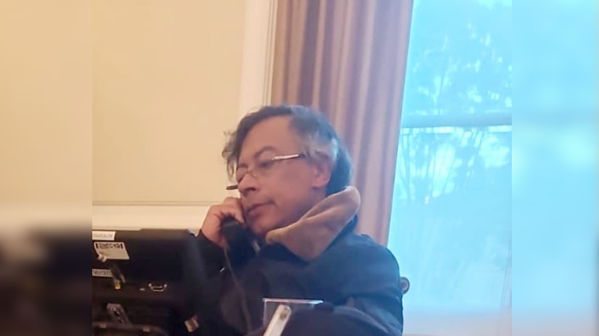 Petro afirmó que conversaron sobre el  narcotráfico en Colombia.(Foto: @DapreCol)