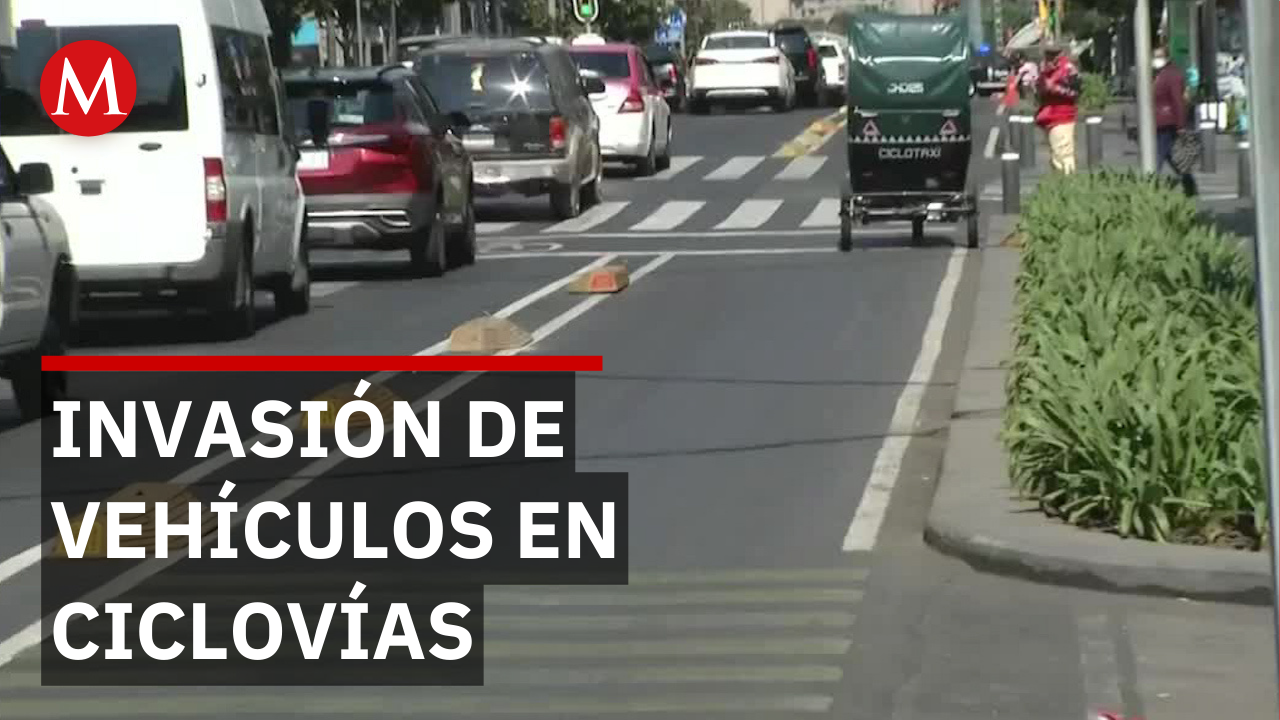 Piden atender ciclovías para evitar invasión de vehículos en CDMX
