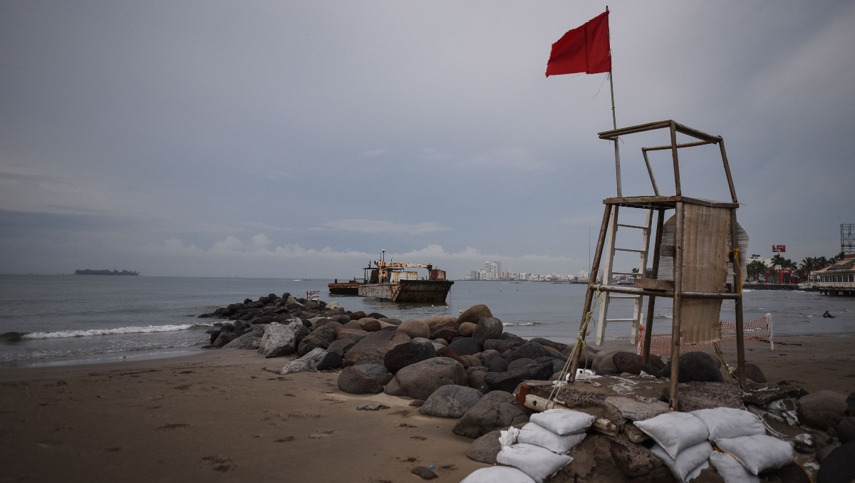 Se prevé oleaje elevado en la zona costera. | Foto: Cuartoscuro