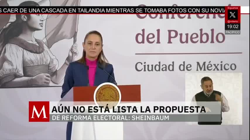 Reforma electoral en revisión, pero aún no está lista: Sheinbaum | Pedro Gamboa, 7 de enero de 2026