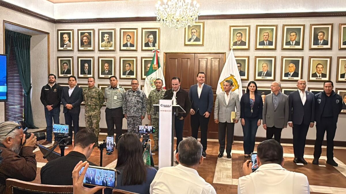 Reunión de seguridad en Coahuila. | Especial