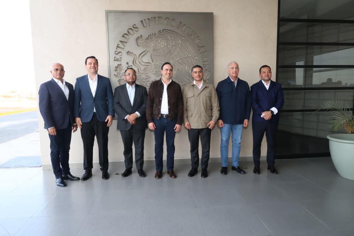 En Torreón, García Harfuch y Manolo Jiménez refuerzan seguridad de Coahuila. | Cortesía