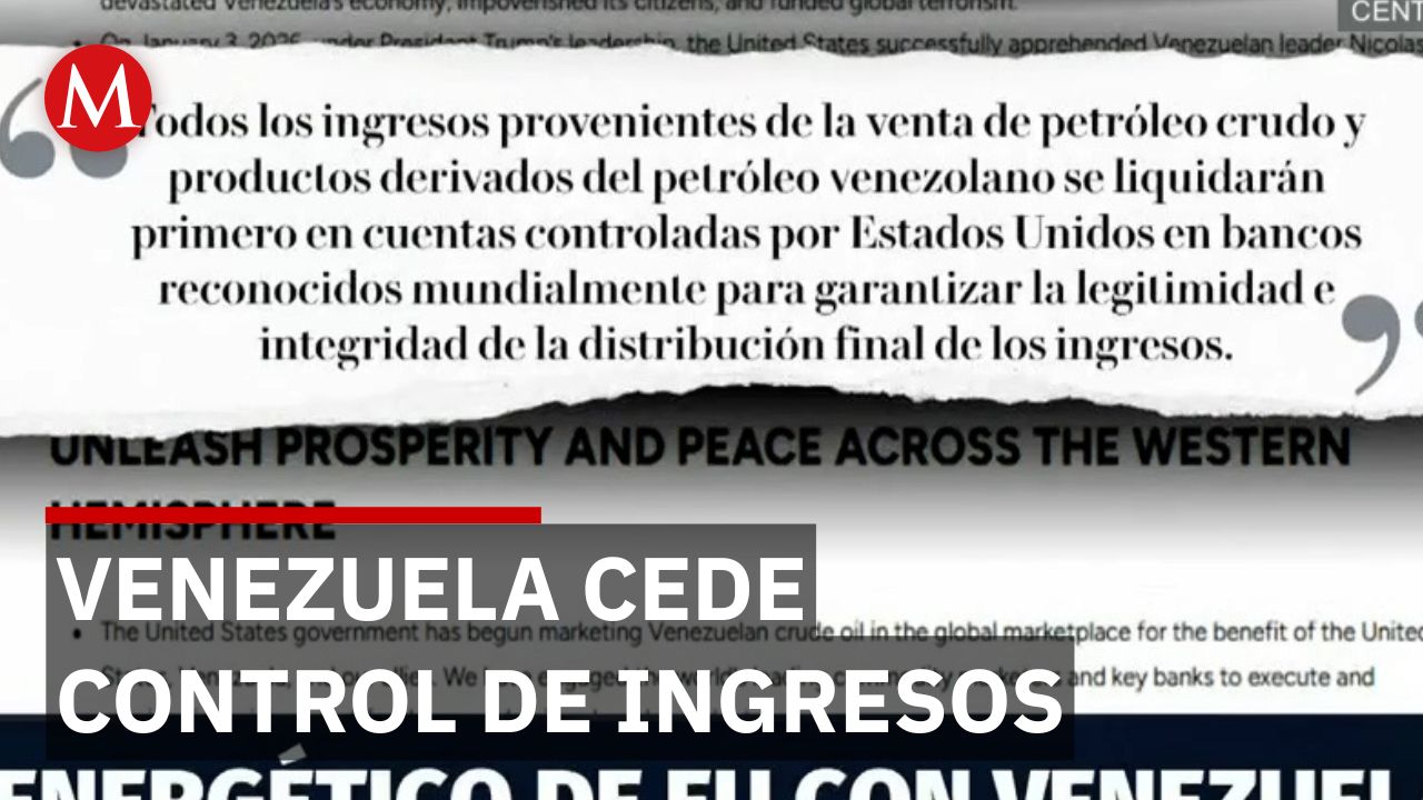 Estados Unidos controlará ingresos del petróleo venezolano en cuentas bajo su supervisión