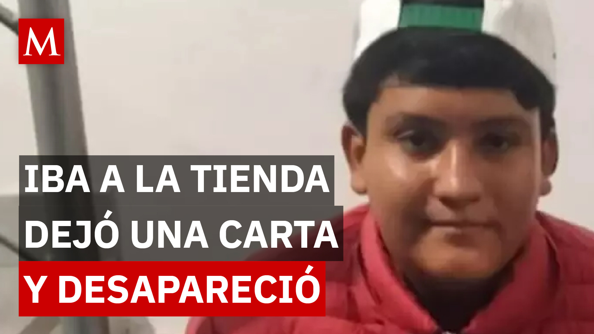 Adolescente desaparecido deja carta y familia teme reclutamiento del narco