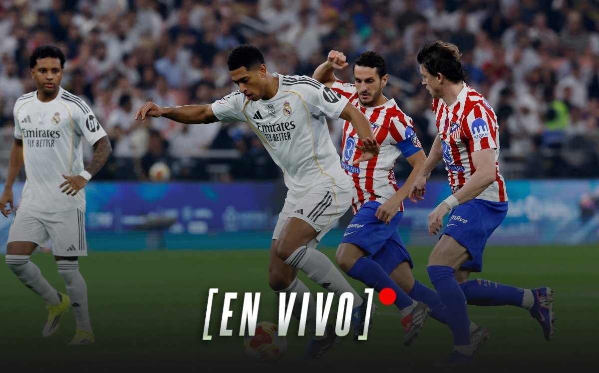 Atlético de Madrid vs Real Madrid EN VIVO | Semifinales de la Supercopa de España HOY (Reuters)
