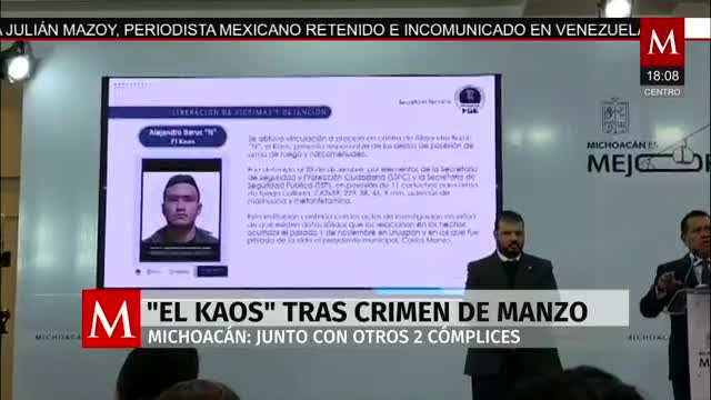 Cae 'El Kaos', principal responsable del homicidio de Manzo | Milenio Noticias, 8 de enero de 2026