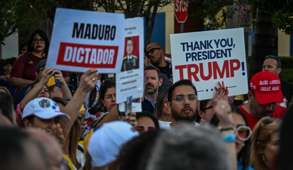 La captura de Maduro por parte de EU propició múltiples muestras de alegría entre comunidades venezolanas alrededor del mundo | AFP