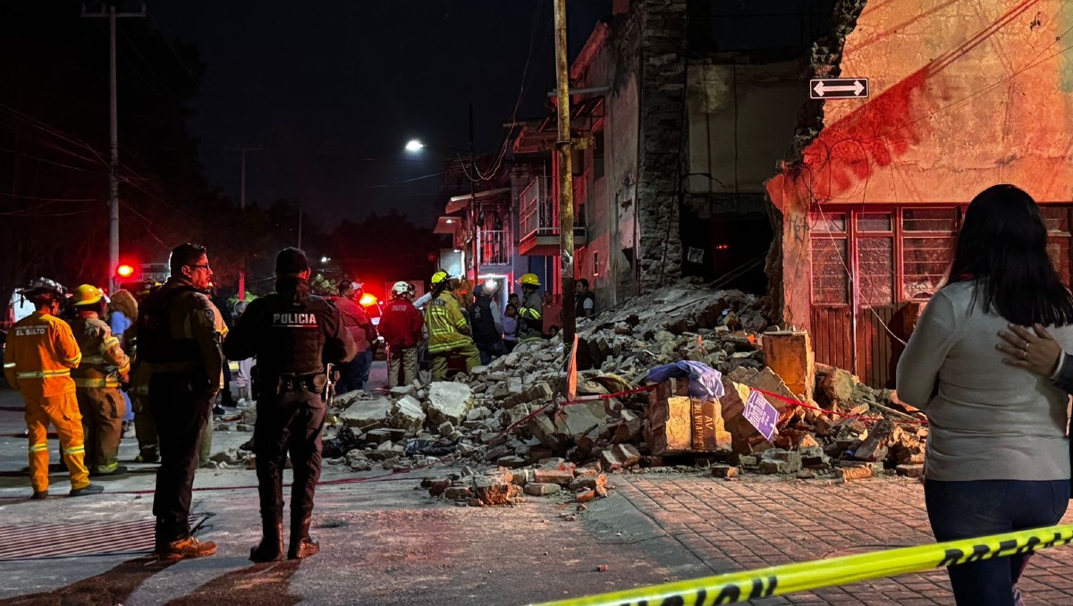 Casa se derrumba en El Salto y señalan falta de acción de autoridades (Usi Toledo)