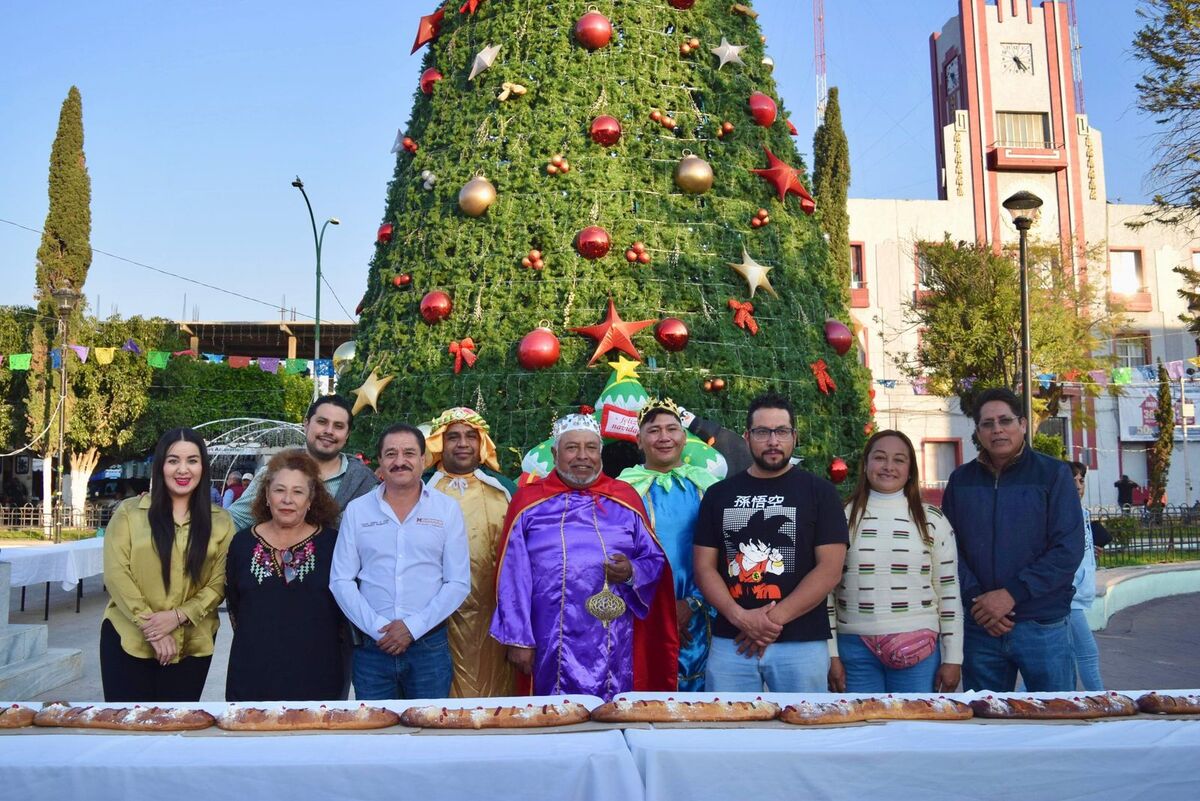 Celebración de Día de Reyes en Mixquiahuala de Juárez. (Cortesía)