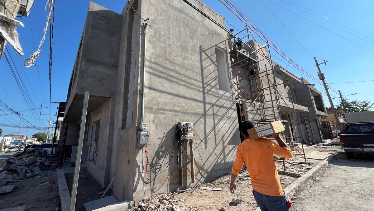 Construcción de viviendas y comercios, lo que más predomina en la zona sur de Tamaulipas. (Yazmín Sánchez)