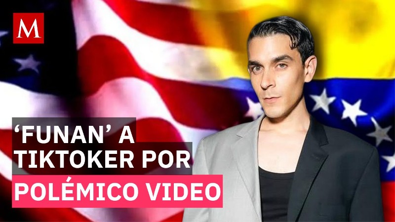 Critican al tiktoker Andrés Jonhson por comentario desatinado sobre el tema de Venezuela