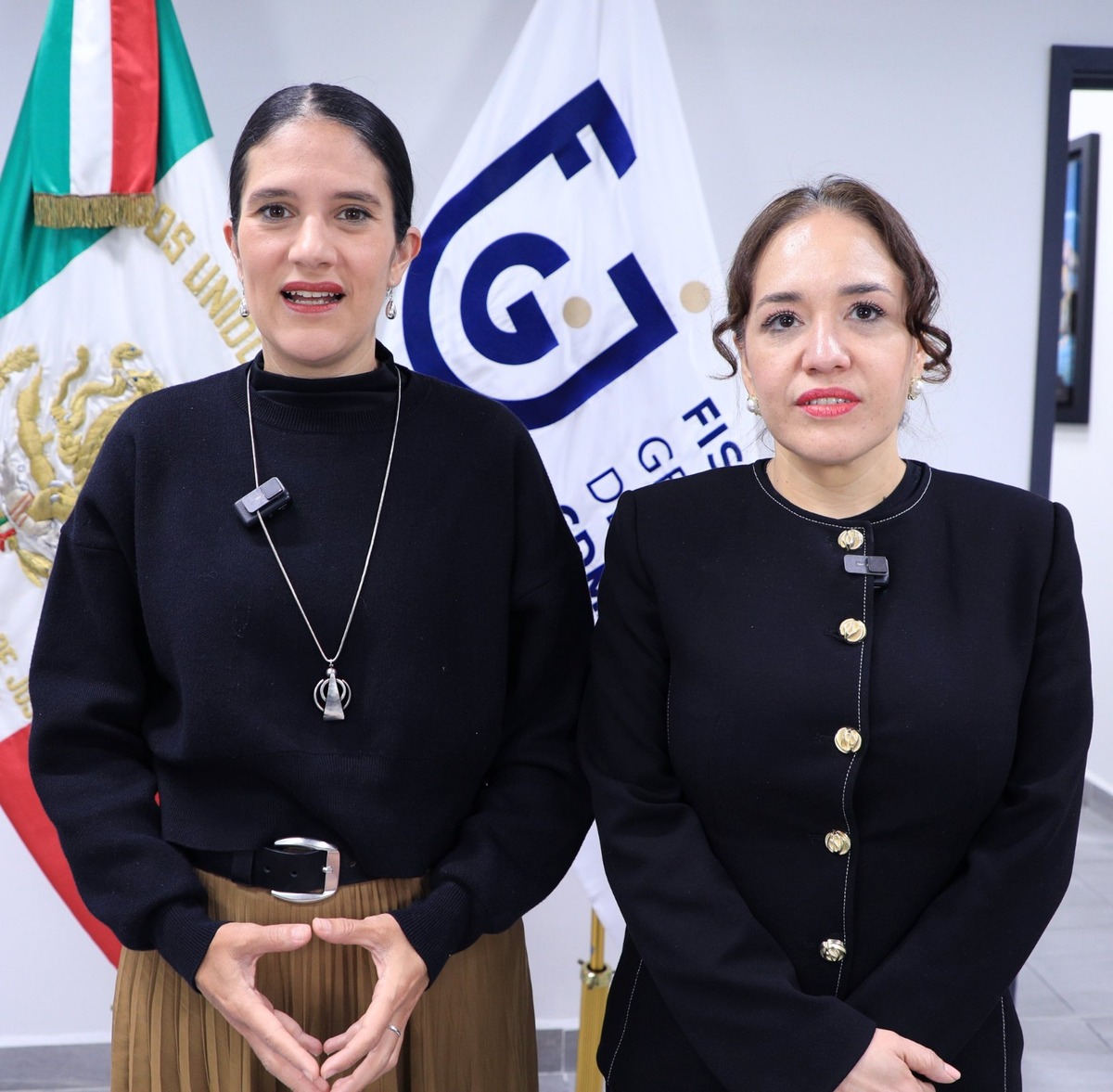 La fiscal general, Bertha Alcalde, fue quien le dio el nombramiento a Gianni Rueda. | X @FiscaliaCDMX