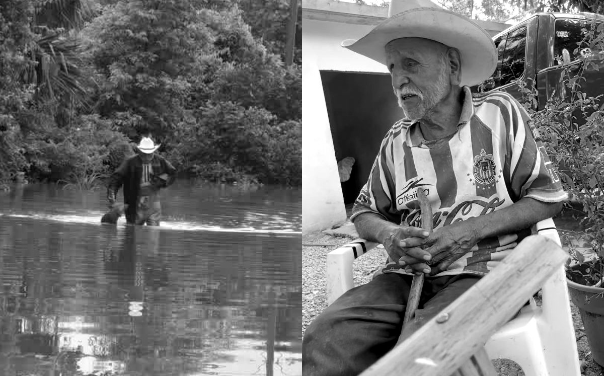 Varias personas comentan que el canino acompañaba a Don Ángel a todas partes.  Magaly Campos (Facebook)