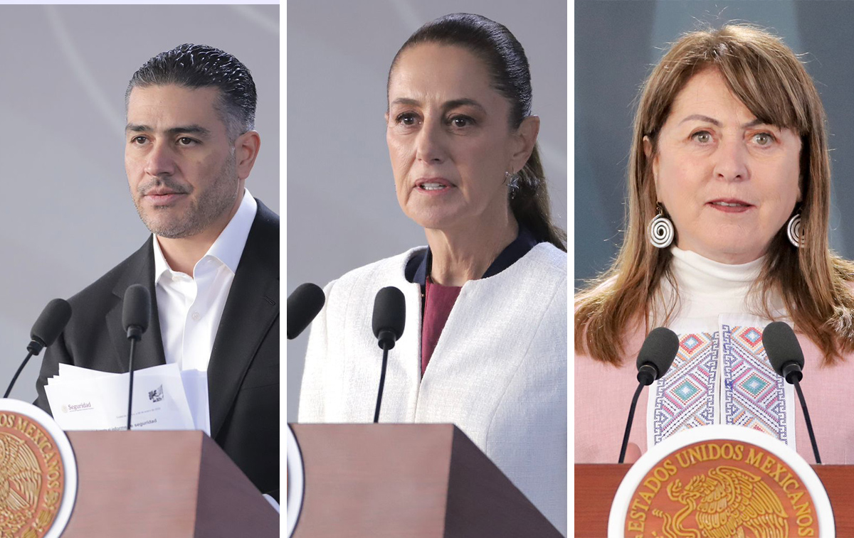 La presidenta Claudia Sheinbaum en su conferencia de prensa desde Morelos el 8 de enero. (Ariel Ojeda)
