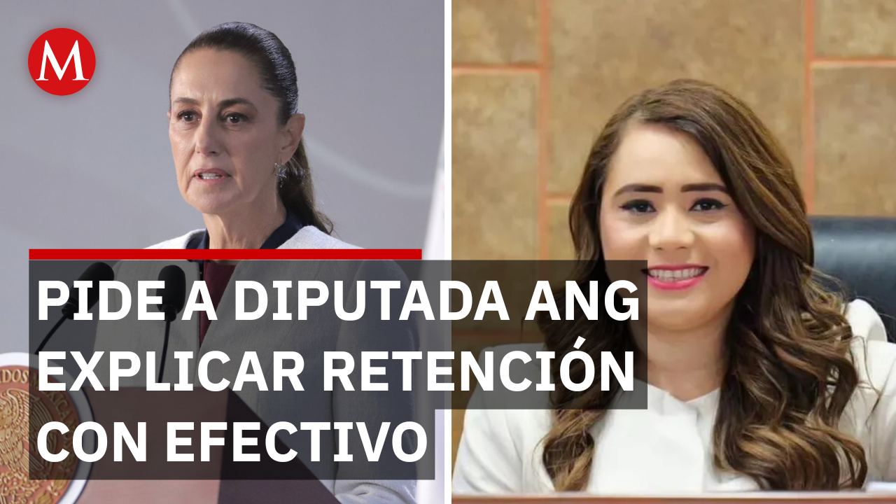 Sheinbaum reacciona a detención de Alejandra Ang con 800 mil pesos