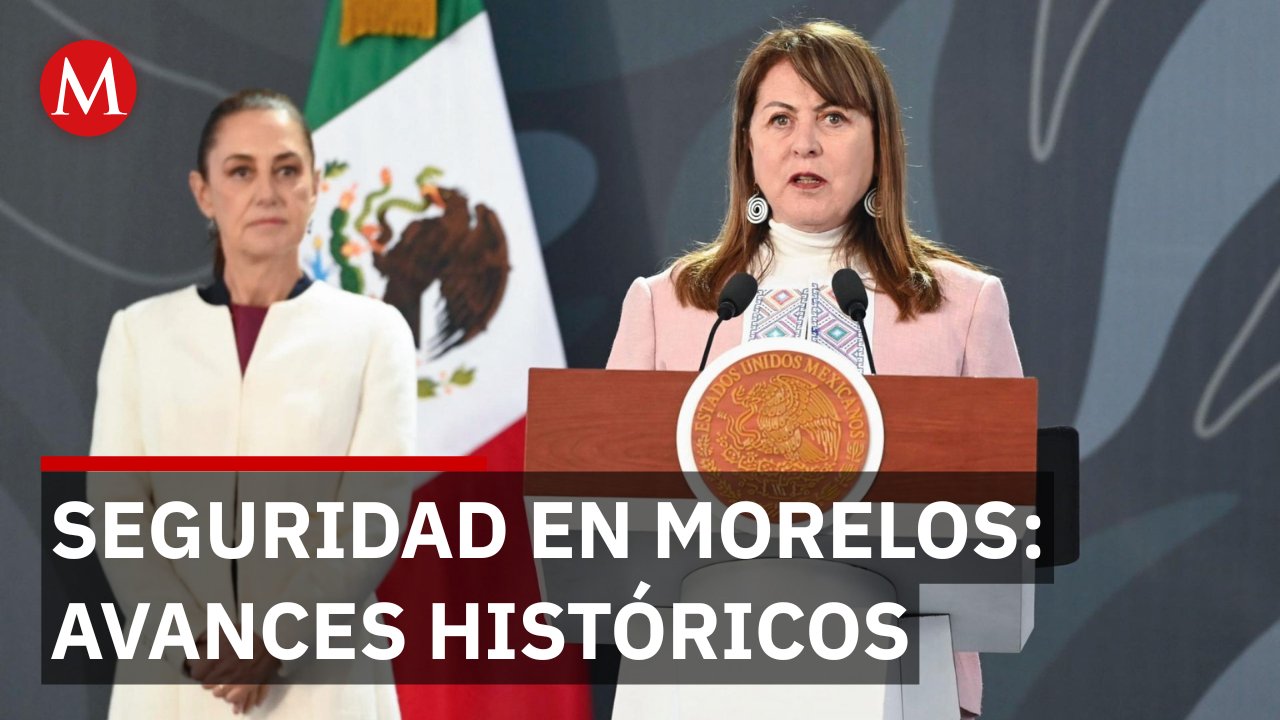 Sheinbaum y Margarita consolidan seguridad en Morelos