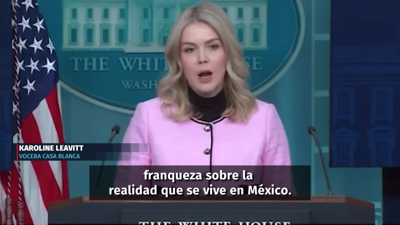 Trump acierta en que cárteles gobiernan México: Casa Blanca | Alejandro Domínguez, 7 de enero 2026