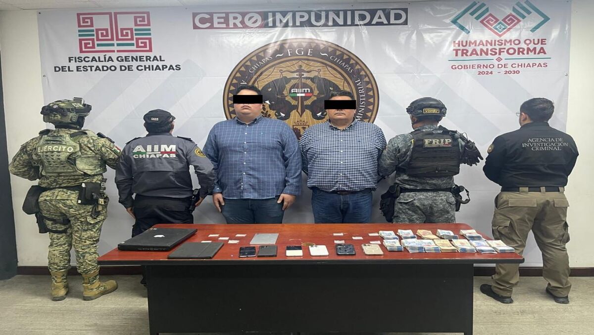 Le aseguran drogas y efectivo a exdiputado del partido verde en Chiapas