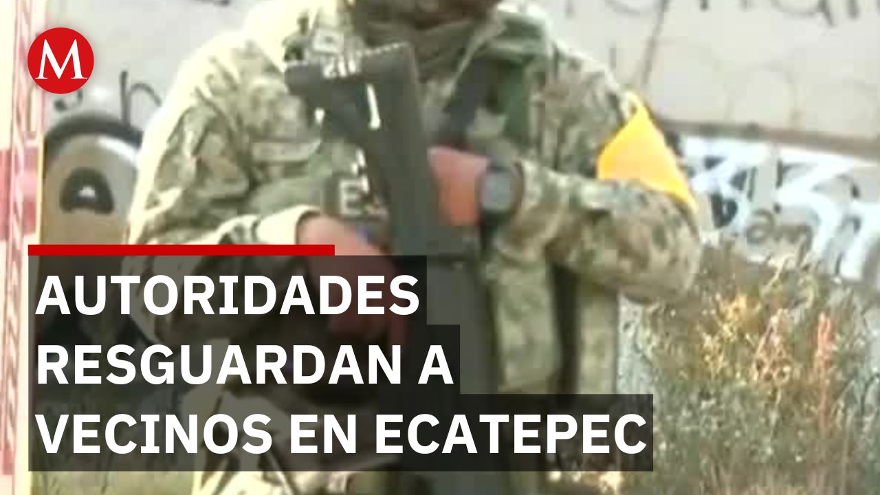 Autoridades acordonan la bodega incendiada en Ecatepec y revisan a los vecinos