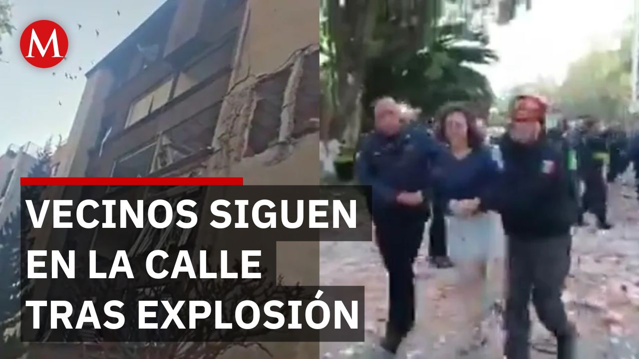 Se dará apoyo económico a los afectados de le explosión de gas en los departamentos de Coyoacán