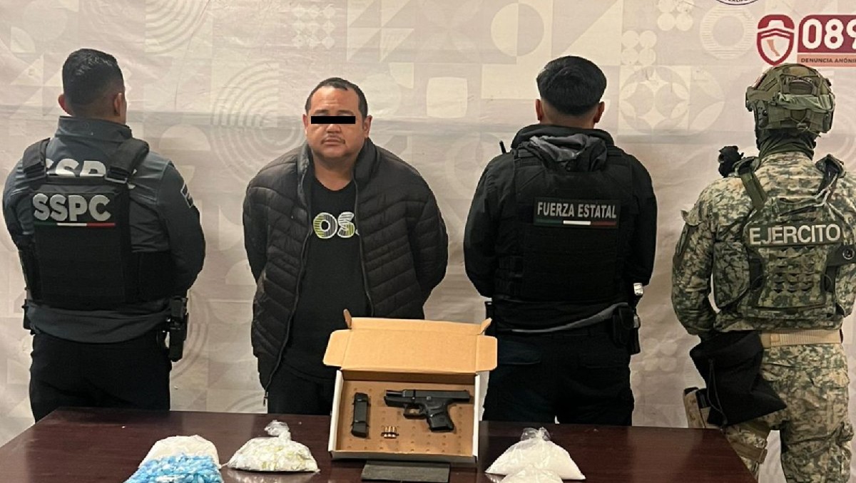 Al momento de la detención las autoridades aseguraron drogas y armas. | Especial