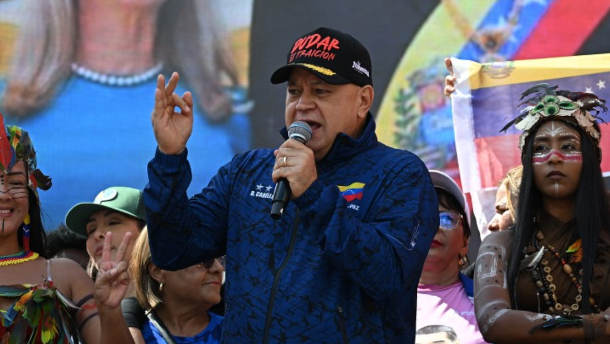 Diosdado Cabello es una de las figuras políticas clave en Venezuela | AFP