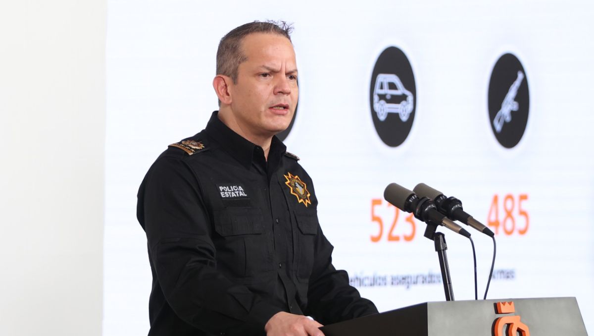 Gerardo Escamilla Vargas, secretario de Seguridad de Nuevo León. Jorge López