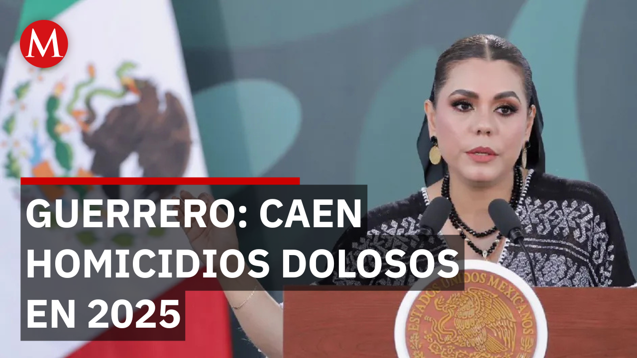 Gobernadora de Guerrero destaca reducción de homicidios dolosos durante 2025