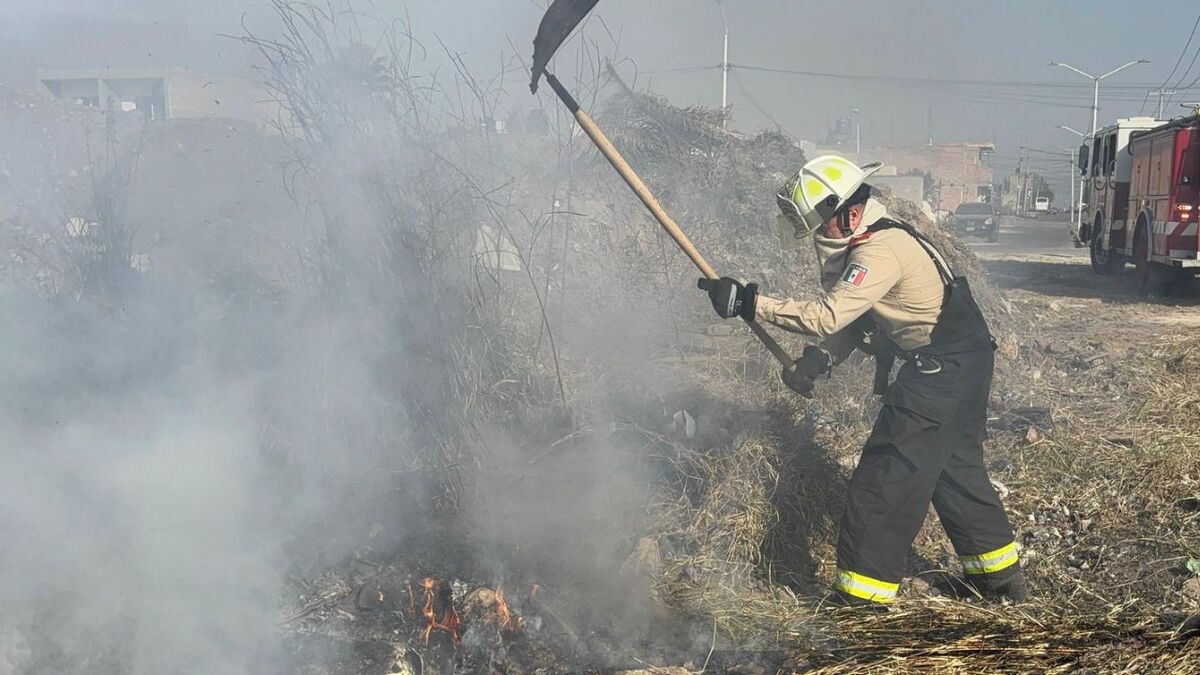 Incendio en Puente Grande (Cortesía)