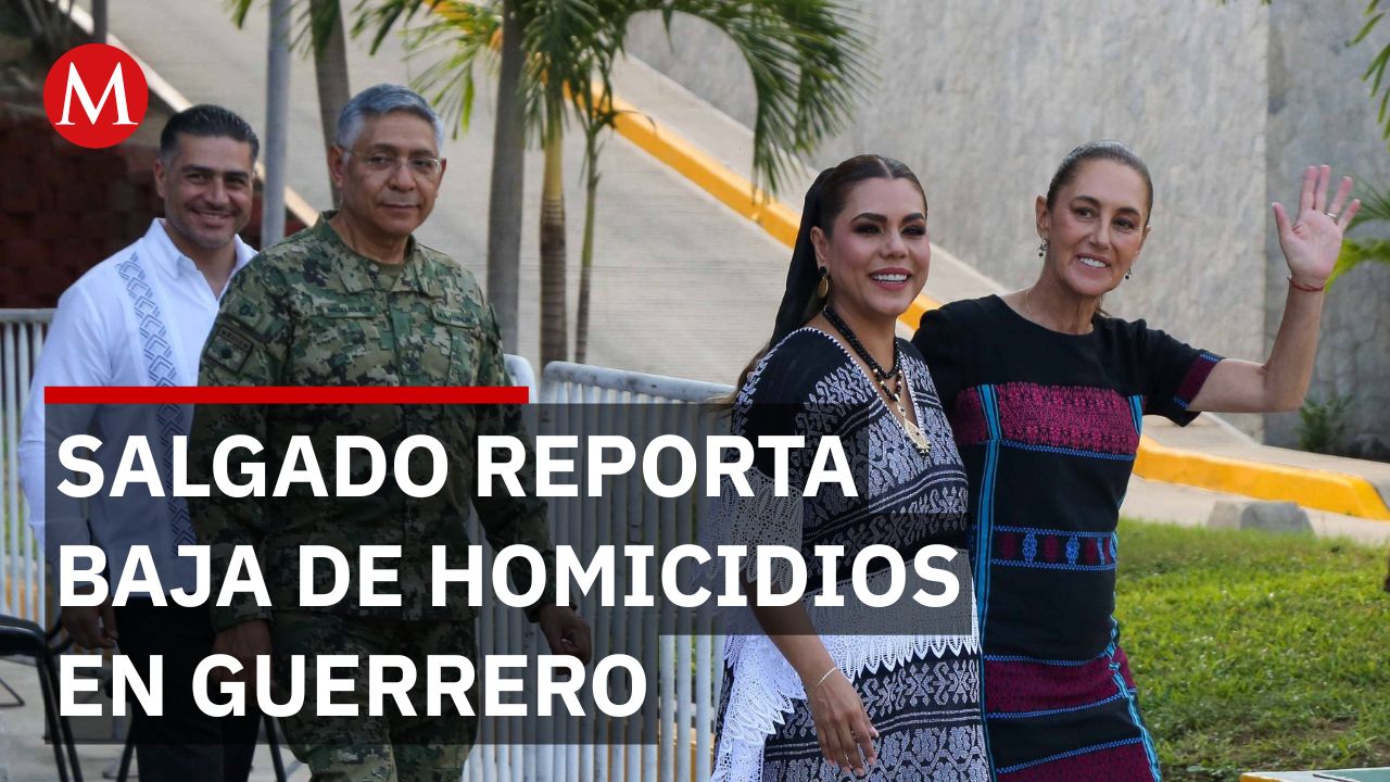 La gobernadora de Guerrero reportó una baja en los homicidios dentro del estado