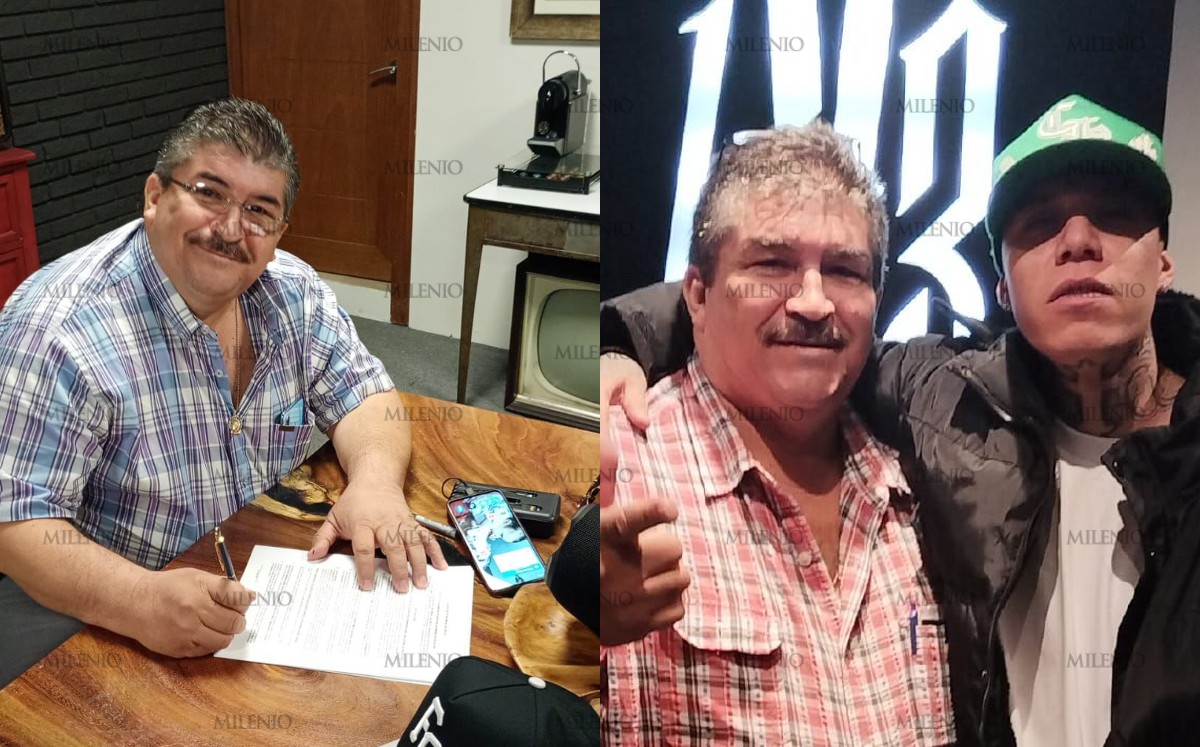 Mario Galván junto a Santa Fe Klan. | ESPECIAL