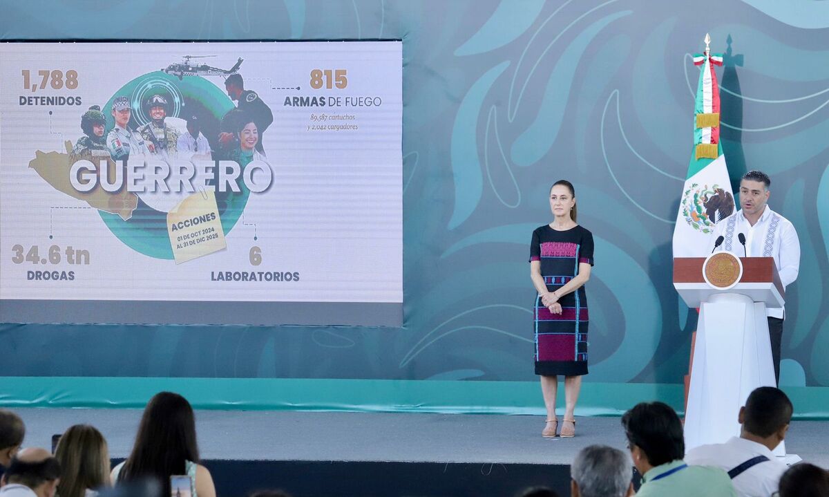 Omar García Harfuch dijo que el despliegue se sumó a fuerzas federales que se encontraban en el estado | Foto: Ariel Ojeda