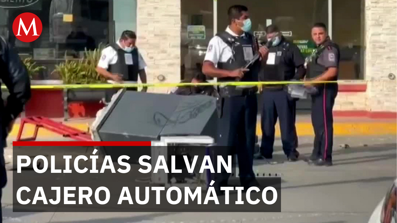 Policías evitan robo a cajero tras enfrentamiento a balazos