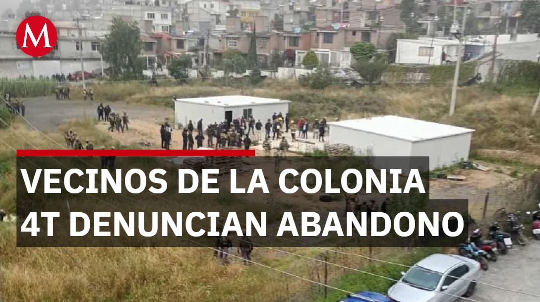 Vecinos de la colonia 4T en Tultitlán denuncian abandono oficial