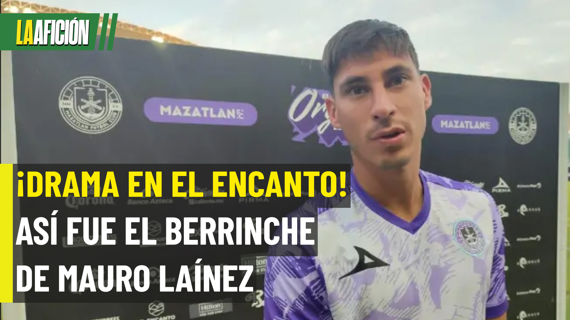 ¡Furioso! El berrinche de Mauro Lainez evidenció la tensión en Mazatlán