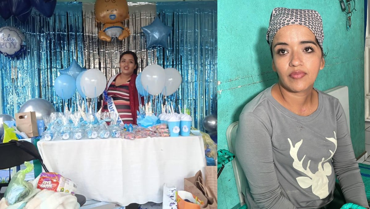 Su dolor tenía un origen que se pudo ver en una radiografía que se le realizó tras una cesárea que se le practicó en el Hospital General de León.