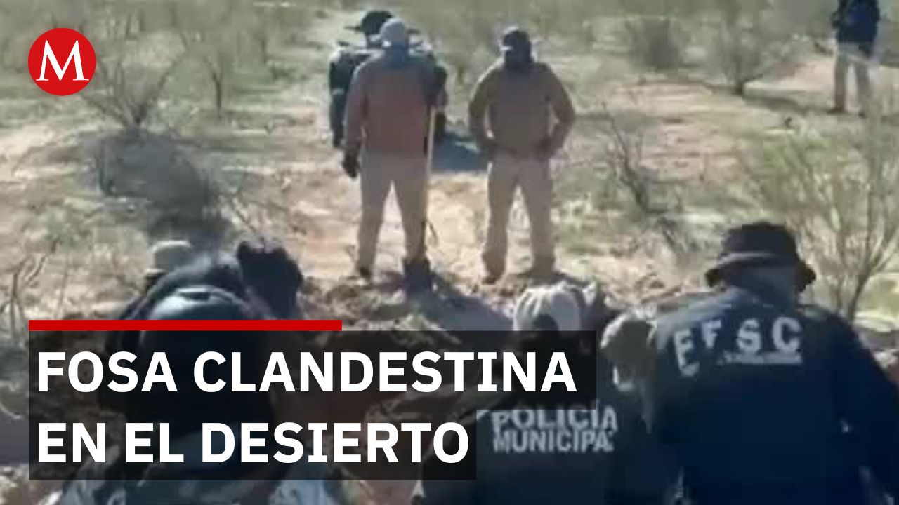 Localizan fosa clandestina con restos humanos en zona desértica de Mexicali, Baja California