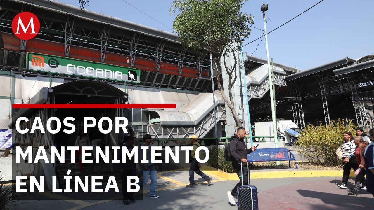 Metro CdMx: Usuarios reportan retrasos de hasta 30 minutos por obras en Línea B