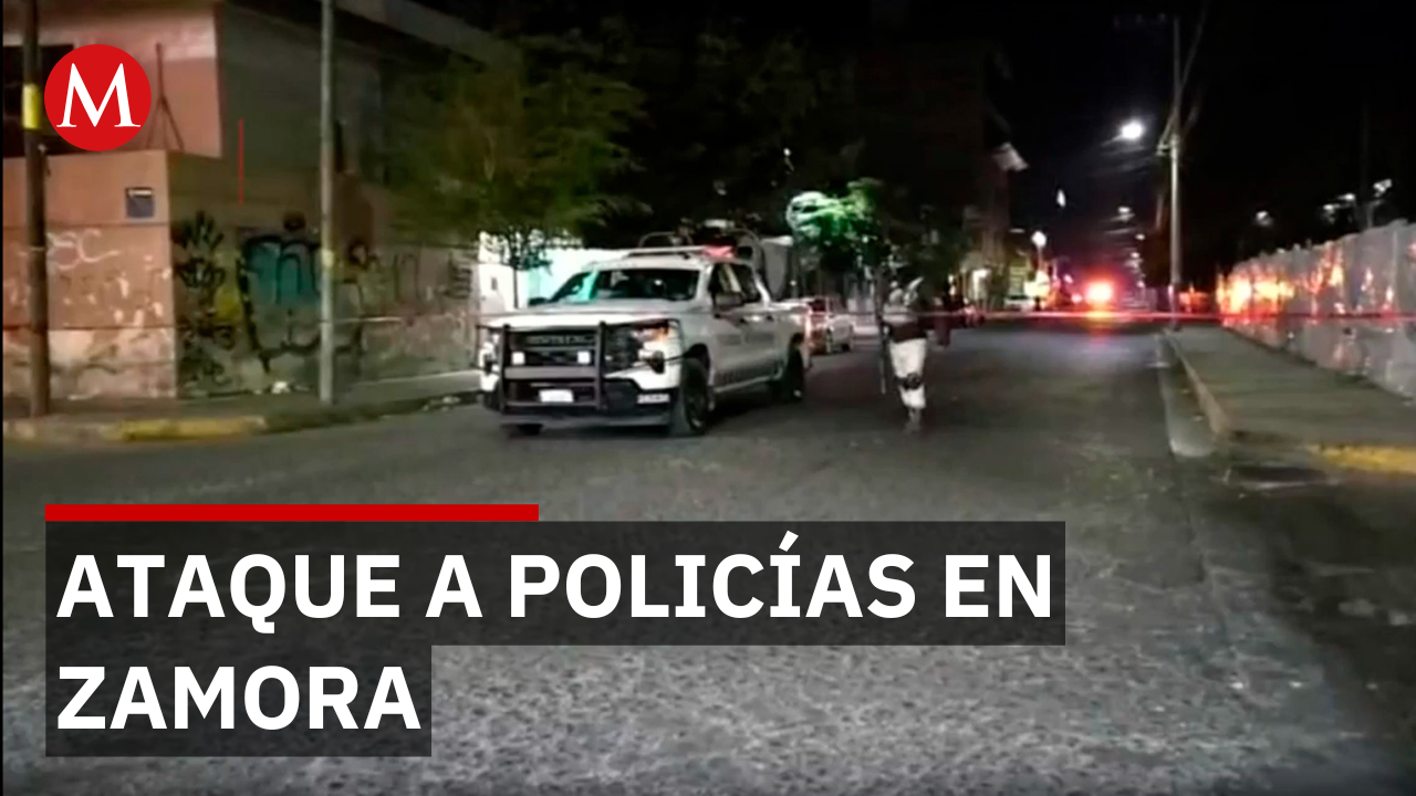 Mueren dos policías tras ataque armado en Zamora, Michoacán