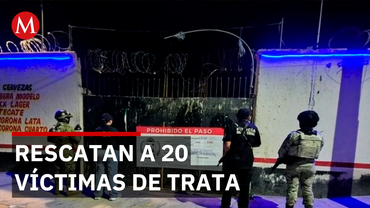 Fiscalía de Quintana Roo rescata a 20 mujeres víctimas de trata