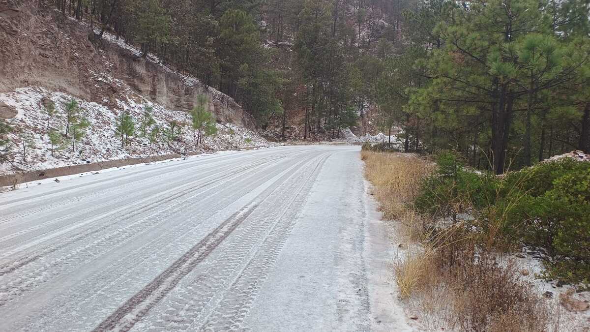 Nevada en la sierra de Durango. | Especial