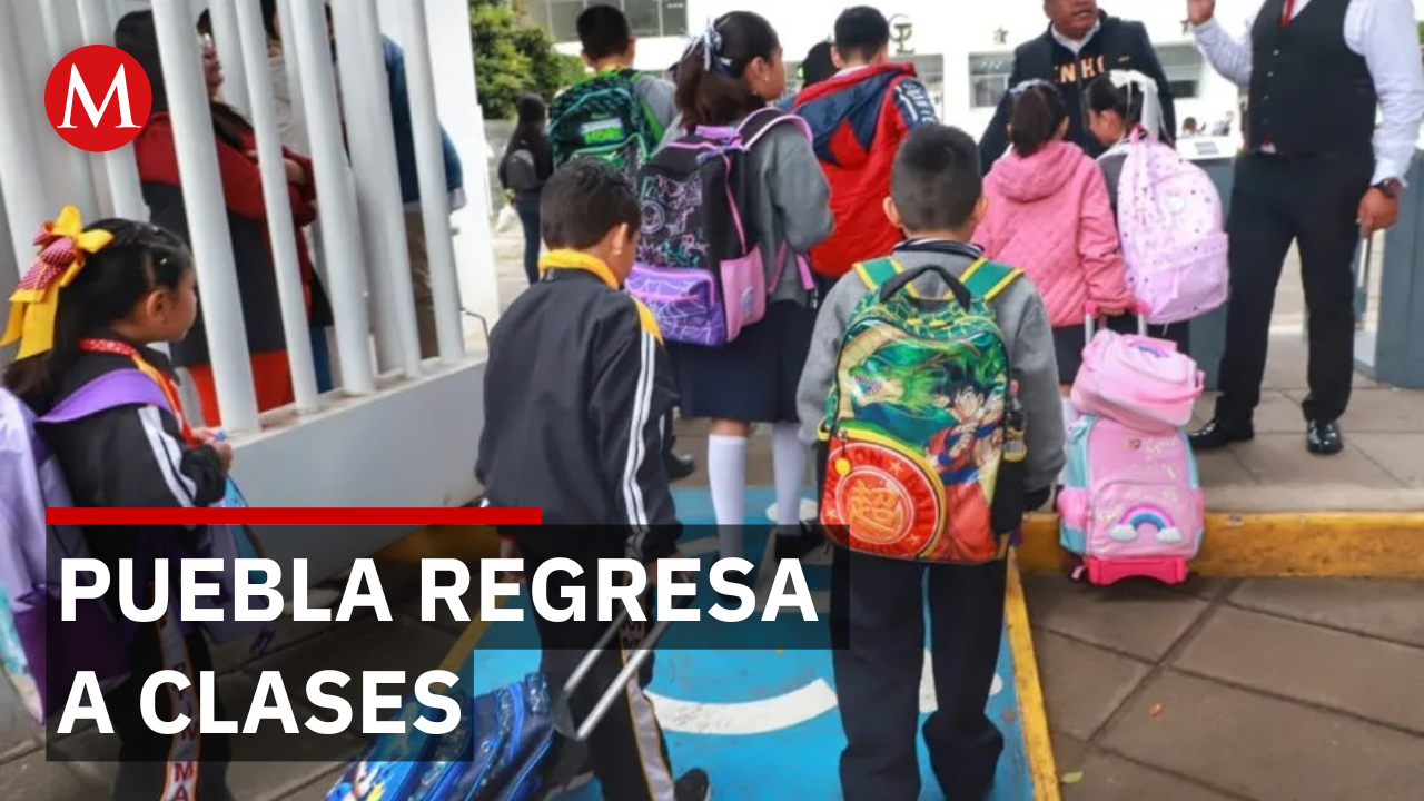 Regresan a clases en Puebla este lunes 12 de enero