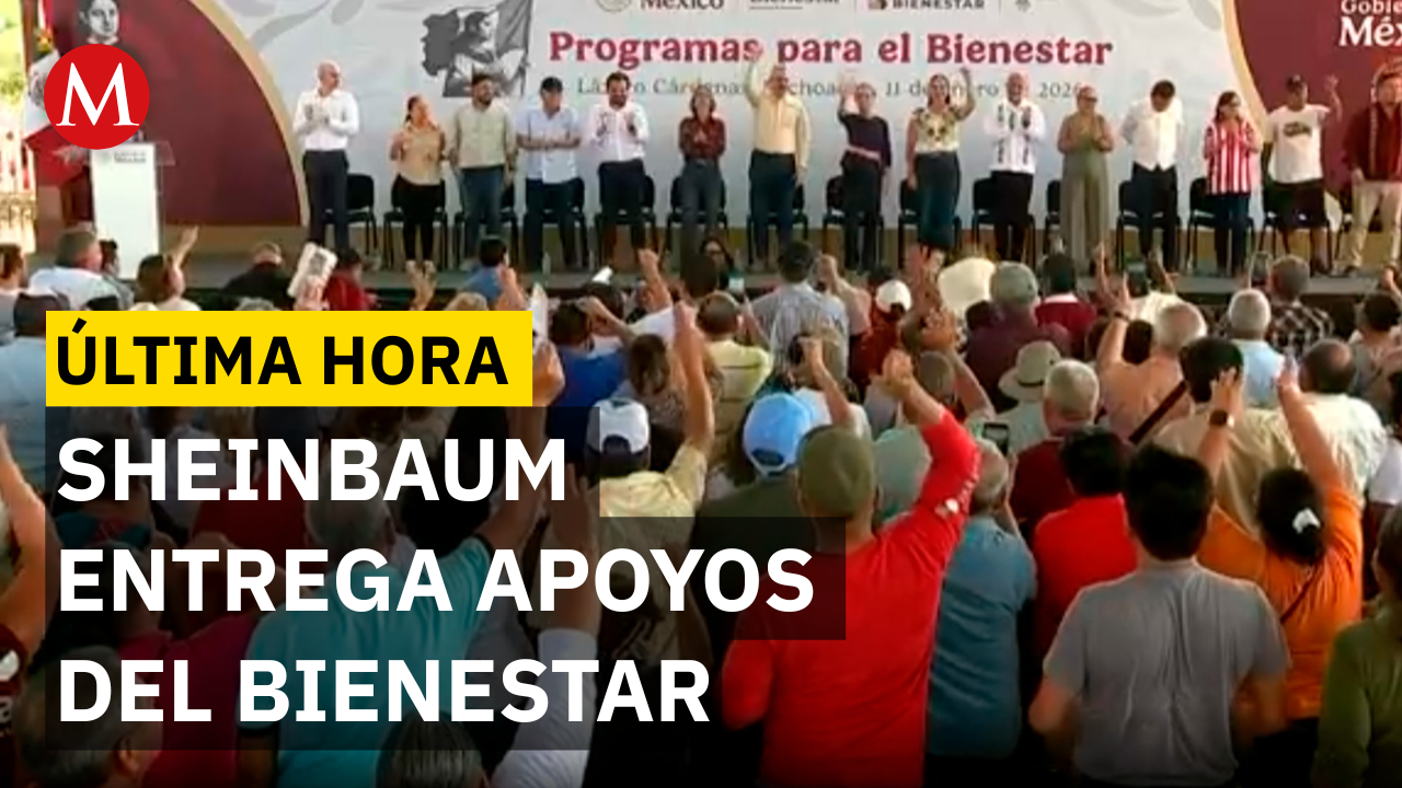 Sheinbaum encabeza entrega de Programas para el Bienestar en Michoacán
