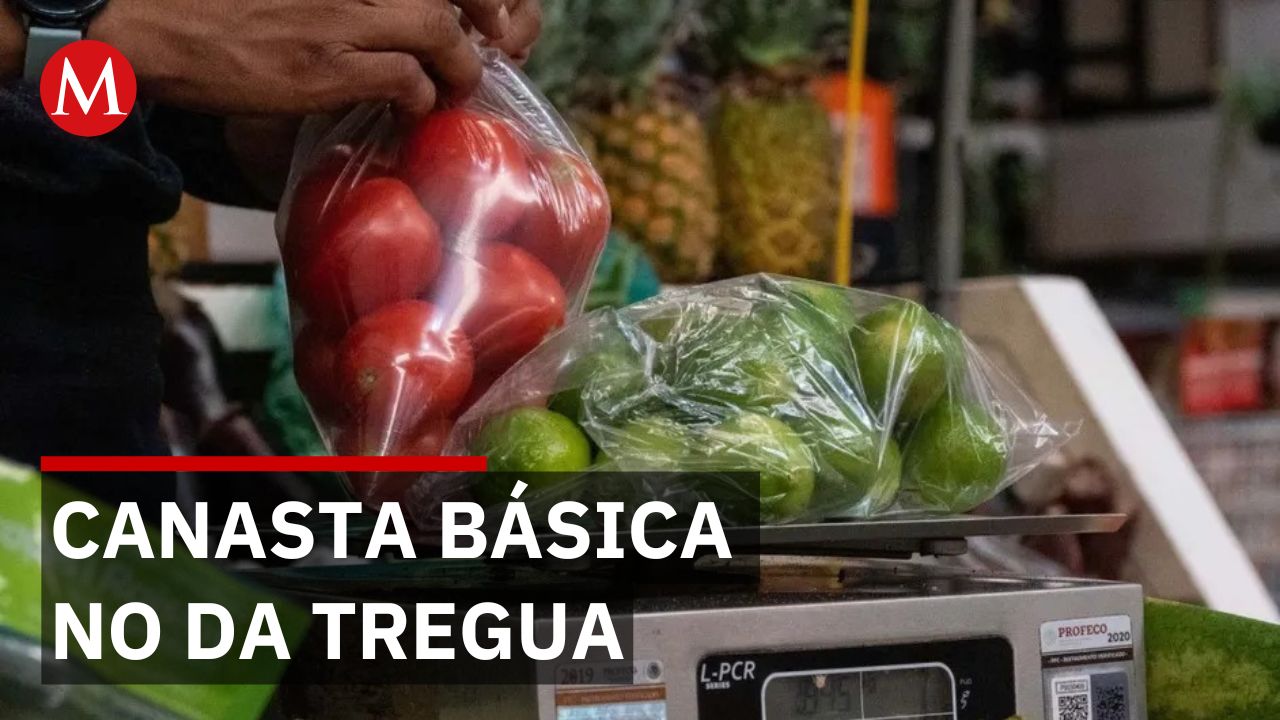 Canasta básica sube por quinto mes consecutivo en México: Inegi