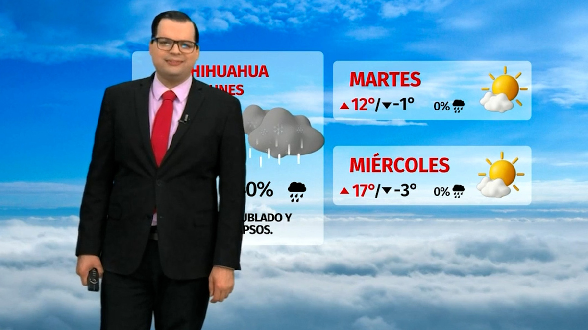 Clima de hoy 12 de enero de 2026 | Pronóstico con Nelson Valdez