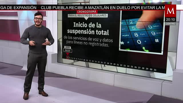 Conoce el proceso de registro para líneas celulares | Pedro Gamboa, 12 de enero de 2026