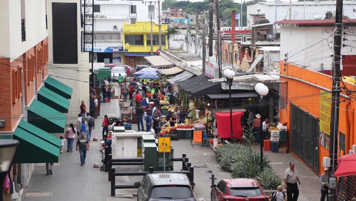 El mercado de Tampico fue inaugurado en 2020. (Yazmín Sánchez)