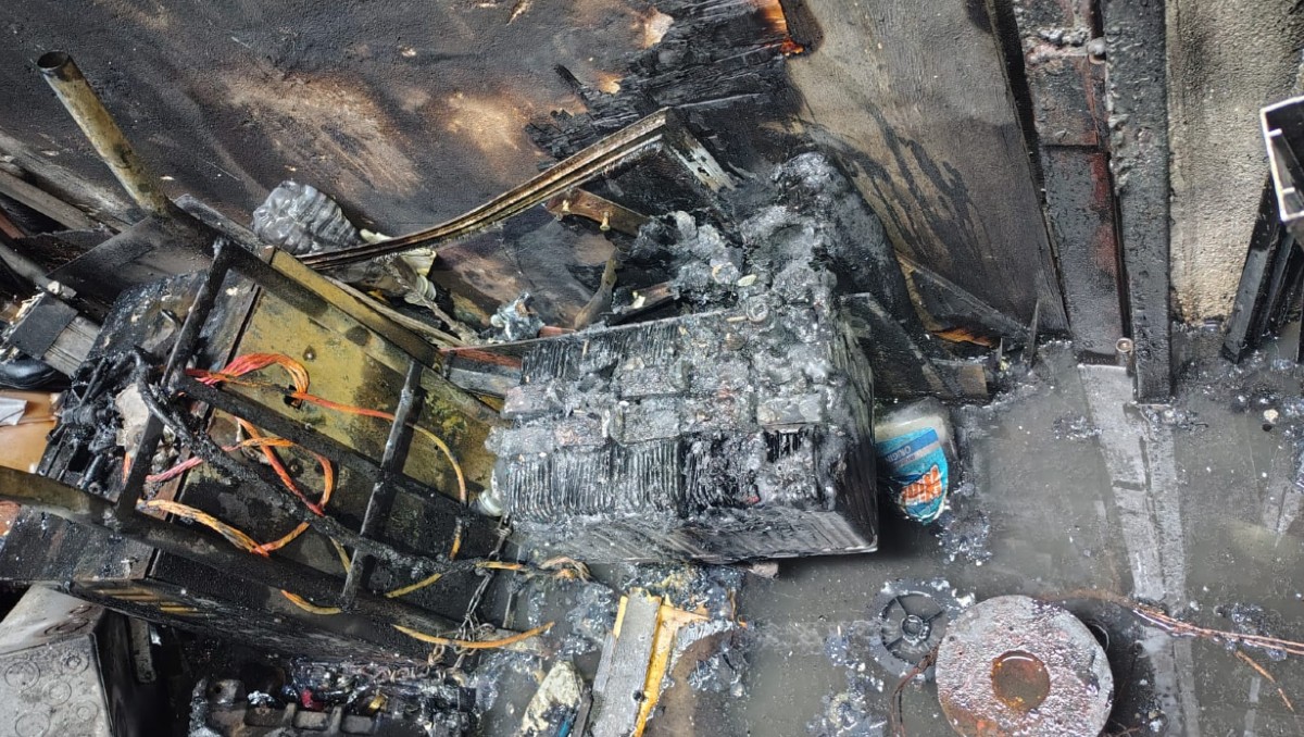 En el incendio no se reportaron personas lesionadas. Foto: Miranda Arias